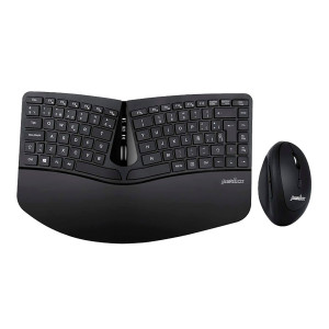 Combo Mouse Y Teclado Ergonómicos Inalámbricos Perixx 606