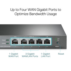 Router Vpn Tp-Link Tl-R605 Gigabit Omada