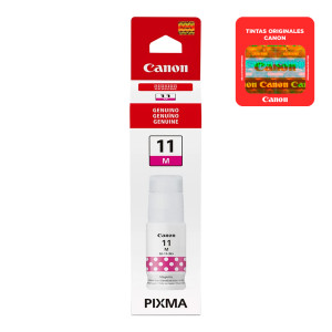 Botella De Tinta Canon Magenta GI-11 M 70ml