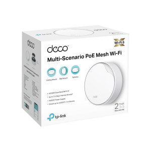 Access Point Tp-Link Deco X50 PoE 2,4ghz/5ghz Ax3000 Pack x2