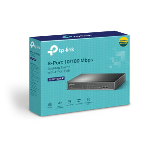 Switch Tp-Link Tl-sf1008lp 8 Puertos 10/100 4 PoE