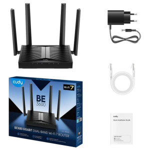 Router Cudy Wifi 7 Doble Banda Be3600