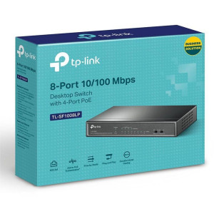 Switch Tp-link Sf1008lp 8 Puertos 10/100 4 Poe