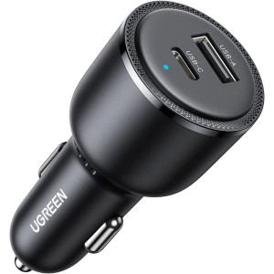 Cargador Ugreen De Auto Usbc Pd Usb 63w Negro