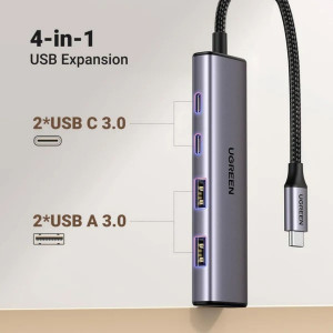 Hub Ugreen Usbc Usb X 2 Usbc X 2 5gbps