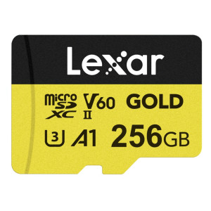 Memoria microSDXC Lexar Pro 256GB Gold UHS-II