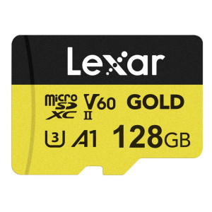 Memoria microSDXC Lexar Pro 128GB Gold UHS-II