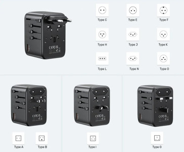 Cargador / Adaptador Universal Unitek 65W