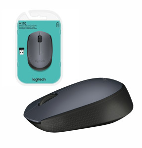 Mouse Logitech M170 inalámbrico negro