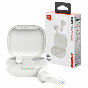 Auricular JBL Wave Flex Truly blanco bluetooth