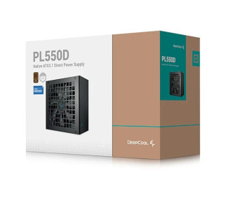 FUENTE DEEPCOOL PL550D 550W 80 PLUS BRONCE