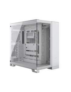 CASE GAMING CORSAIR DOBLE CAMARA MEDIA TORRE 6500X VIDRIO TEMPLADO WHITE CC-9011258-WW