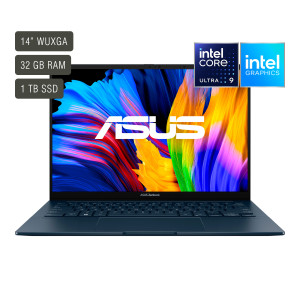 NOTEBOOK ASUS ZENBOOK UX3405CA-QL214W CORE ULTRA 9 285H 32GB SSD 1TB W11  14'' TÁCTIL OLED
