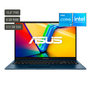 NOTEBOOK ASUS VIVOBOOK X1504VA-NJ1612W I5 1334U DDR4 8GB SSD 512GB WIN11 15,6''