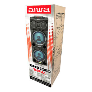 Parlante Bt Aiwa Awpoc10 Estéreo 2.0 2500w Pmpo Led