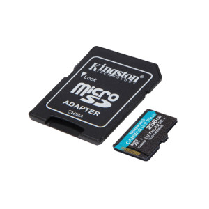TARJETA DE MEMORIA MICROSD KINGSTON CANVAS GO PLUS 256GB (SDCG4/256GB)