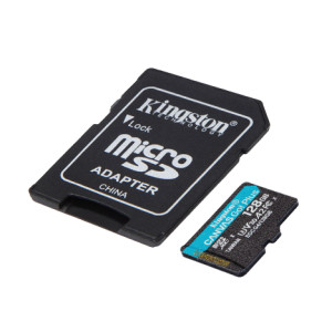 TARJETA DE MEMORIA MICROSD KINGSTON CANVAS GO PLUS 128GB (SDCG4/128GB)