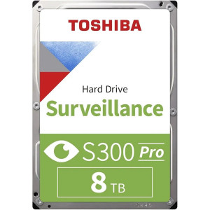 DISCO DURO INTERNO TOSHIBA S300 8TB 7200RPM PARA VIDEOVIGILANCIA 