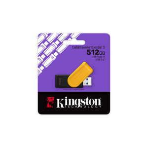  PENDRIVE KINGSTON DT EXODIA S 512GB (DTXS/512GB) - BK/YE