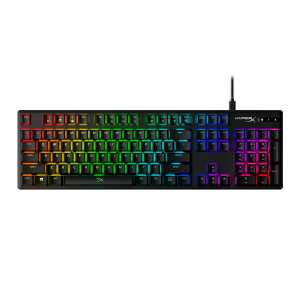 TECLADO MECANICO HYPERX ALLOY ORIGINS ABS RGB RED SWITCH (4P4F6AI#AC8)