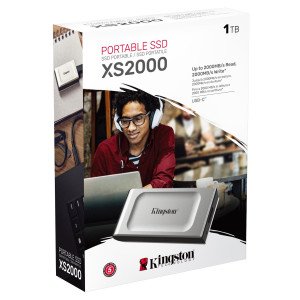 DISCO SOLIDO EXTERNO SSD KINGSTON XS2000 1TB - PORTABLE (SXS2000/1000G)