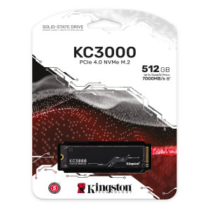 DISCO SOLIDO INTERNO SSD KINGSTON KC3000 NVME M2 - 512GB   (SKC3000D/512G)
