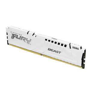 MEMORIA KINGSTON FURY BEAST WHITE 16GB DDR5 5600 MTS (KF556C40BW-16)
