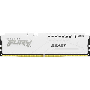 MEMORIA KINGSTON FURY BEAST WHITE 16GB DDR5 5600 MTS (KF556C40BW-16)