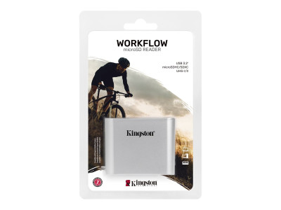LECTOR DE MEMORIA MICROSD KINGSTON WORKFLOW USB 3.2 (WFS-SDC)
