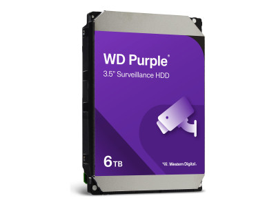 DISCO DURO INTERNO WD PURPLE 6TB PARA VIGILANCIA (WD64PURZ)