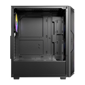 Antec AX Series - Torre gaming mediana - ATX - panel lateral con ventana (cristal templado) - sin fuente de alimentación - USB/Audio