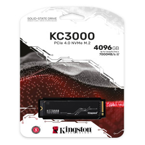 DISCO SOLIDO INTERNO SSD KINGSTON KC3000 NVME M2 - 4096GB  (SKC3000D/4096G)