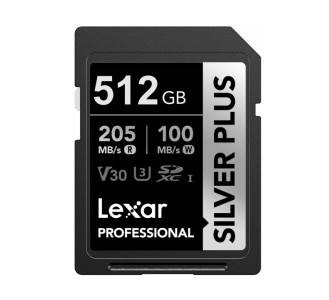 Memoria SDXC Lexar Pro 512GB Silver Plus