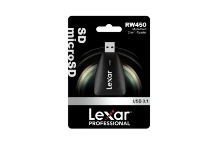 Lector Lexar Multi-Card 2 en 1 SD/microSD RW450