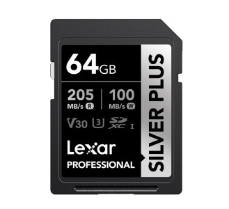 Memoria SDXC Lexar Pro 64GB Silver Plus