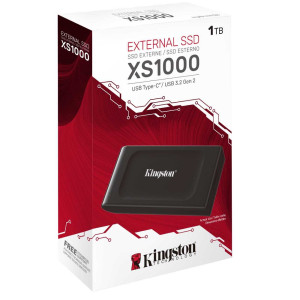DISCO SOLIDO EXTERNO SSD KINGSTON XS1000 1TB PORTABLE - BK (SXS1000/1000G)