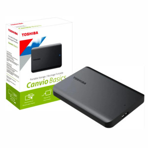 DISCO DURO EXTERNO TOSHIBA CANVIO BASICS 2TB - PORTABLE (HDTB520XK3AA)
