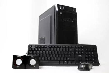 GABINETE GAMER COMBO STARKGEAR WASP (TEC-MOU-PAR) - NEGRO