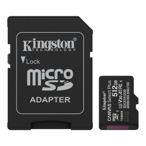TARJETA DE MEMORIA MICRO SD KINGSTON CANVAS SELECT PLUS 512GB ( SDCS3/512GB)