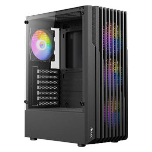 GABINETE ANTEC AX22 ELITE C/4 VENTILADORES RGB - BLACK