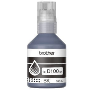 Botella tinta Brother BTD100BK Negra