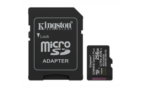 Memoria MicroSD Kingston Select Plus 256GB clase 10