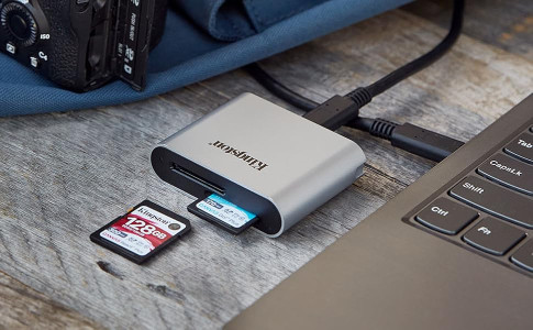 LECTOR DE TARJETA SD WORKFLOW STATION KINGSTON USB 3.2 (WFS-SD)