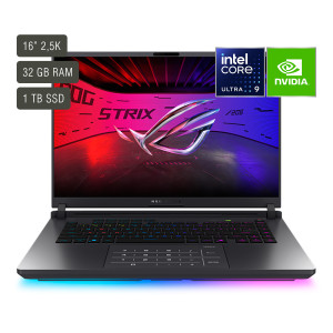 NOTEBOOK GAMER ASUS ROG STRIX G16 G615LR-S5033W INTEL ULTRA 9 275HX 32GB 1TB WIN11 RTX5070TI 16