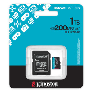 TARJETA DE MEMORIA MICROSD KINGSTON CANVAS GO PLUS 1TBGB (SDCG4/1TB)