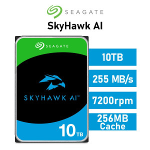 DISCO INTERNO SEAGATE SKYHAWK 10TB PARA VIDEOVIGILANCIA (ST10000VE001)