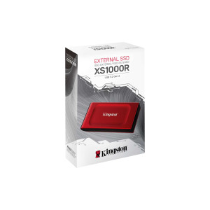 DISCO SOLIDO EXTERNO SSD KINGSTON XS1000 2TB PORTABLE - RD (SXS1000R/2000G)