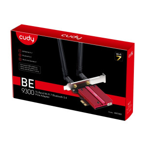 Adapt Cudy We9300 Tri-Band Wi-fi7 Y Bluetooth Pcie