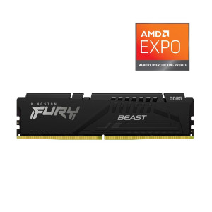 MEMORIA KINGSTON FURY BEAST EXPO AMD 8GB DDR5 5600MT/s (KF556C36BBE-8)