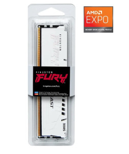 MEMORIA KINGSTON FURY BEAST EXPO AMD RGB WHITE 32GB DDR5 6000 MTS (KF560C30BWEA-32)